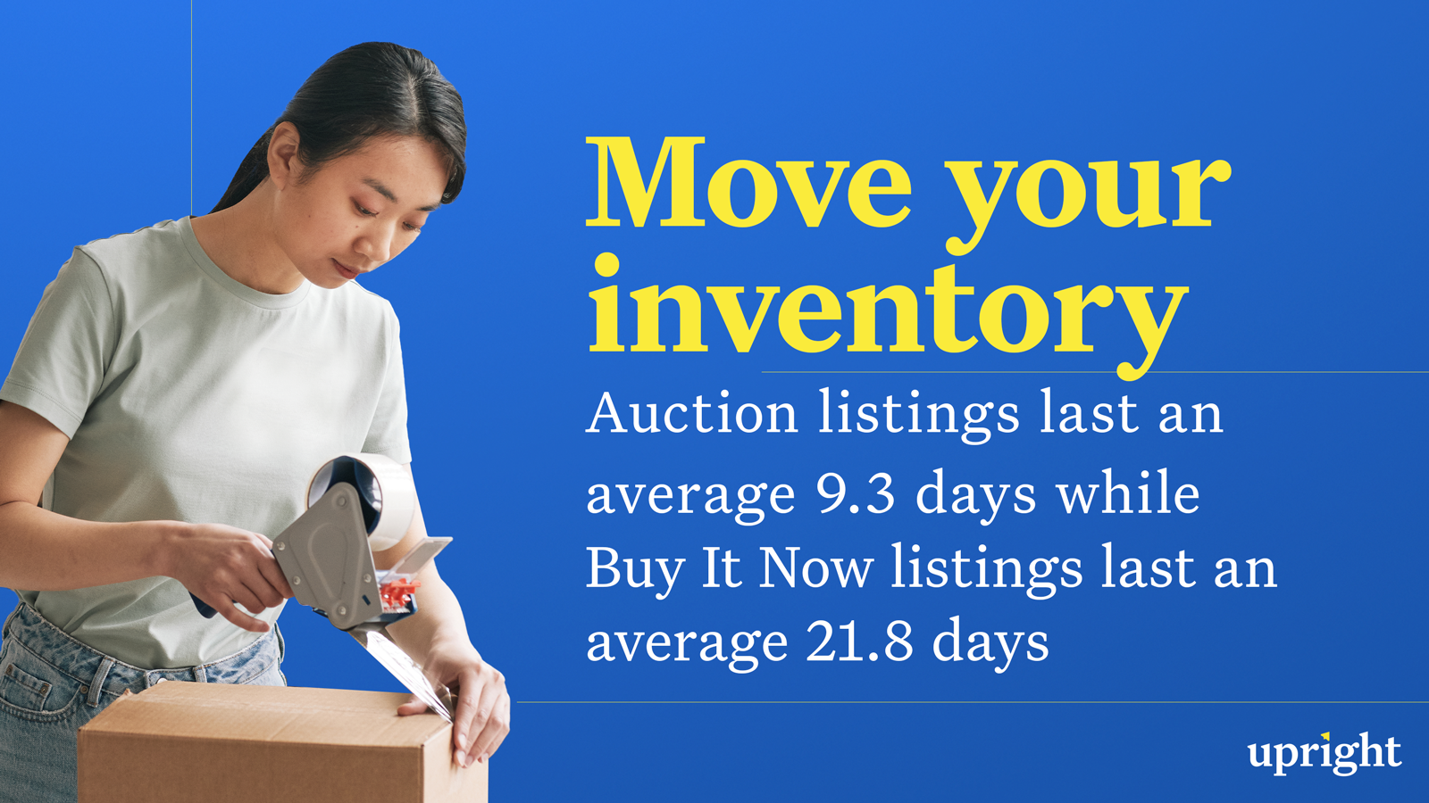 Move your inventory - auction listings last only 9.3 days