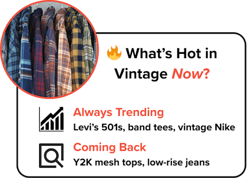 Brands and products trending in vintage now