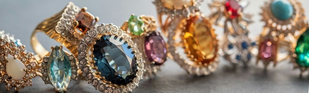 Colorful luxury jewelry