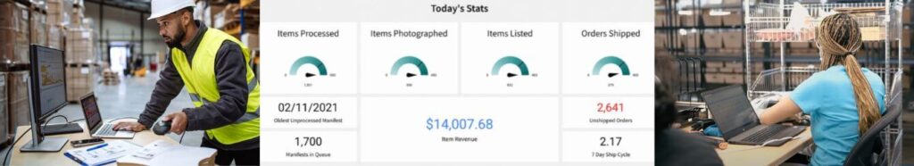 Upright Labs dashboards and reporting tools to help drive your decisions in your secondhand e-commerce business