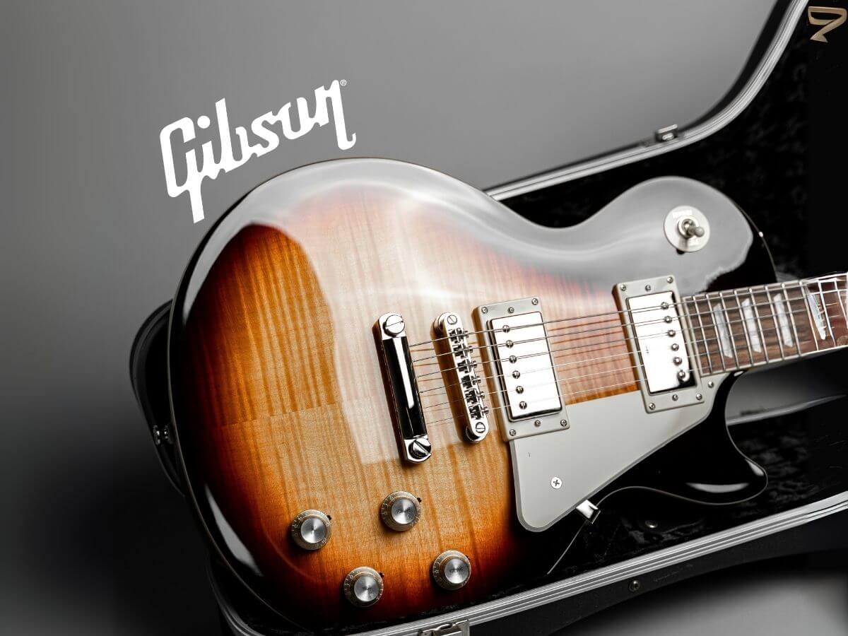 Gibson electric guitar in a case