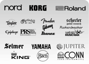 High demand musical instrument brands in resale