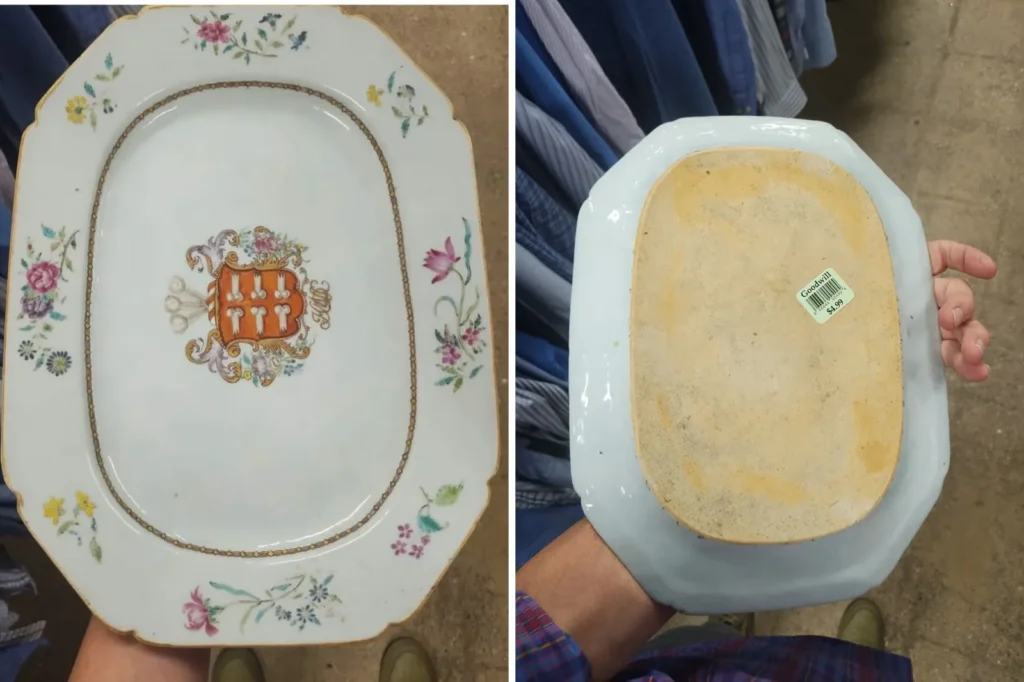 rare thrifted plate