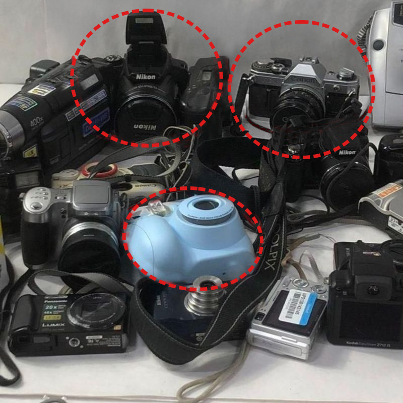 camera bulk lot listing